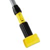Rubbermaid Commercial Gripper Vinyl-Covered Aluminum Mop Handle, 1.13" Dia X 60", Gray/Yellow -Costway Shop 148120