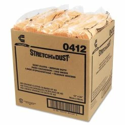 Chix® Stretch 'n Dust Cloths, 11 5/8 X 24, Yellow, 40 Cloths/Pack, 10 Packs/Carton