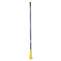 Rubbermaid Commercial Gripper Fiberglass Mop Handle, 1" Dia X 60", Blue/Yellow