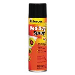 Enforcer Bed Bug Spray, For Bed Bugs/Dust Mites/Lice/Moths, 14 Oz Aerosol Spray, 12/Carton