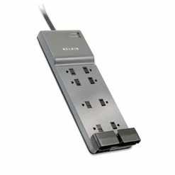 Belkin Home/Office Surge Protector, 8 AC Outlets, 6 Ft Cord, 3,390 J, White