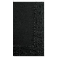 Hoffmaster® Dinner Napkins, 2-Ply, 15 X 17, Black, 1000/Carton