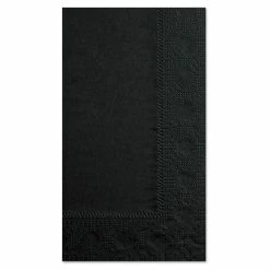 Hoffmaster® Dinner Napkins, 2-Ply, 15 X 17, Black, 1000/Carton