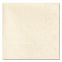Hoffmaster® Beverage Napkins, 2-Ply, 9 1/2 X 9 1/2, Ecru, 1000/Carton
