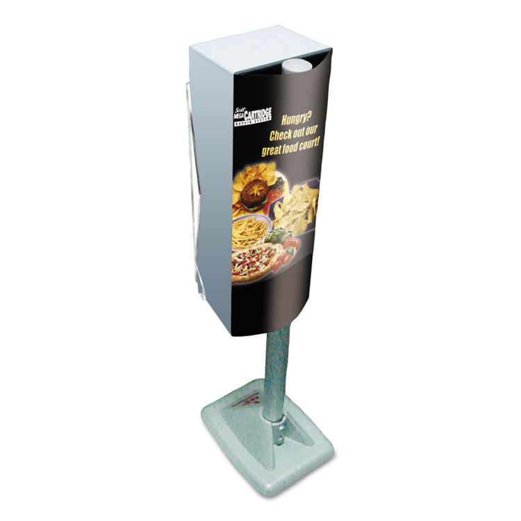 Scott Mega Cartridge Napkin System Pole Mount Kit, 11.8 X 8.8 X 38.3, Gray 3 Scott Mega Cartridge Napkin System Pole Mount Kit, 11.8 X 8.8 X 38.3, Gray