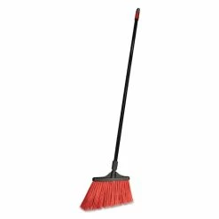 O-Cedar® Commercial MaxiStrong Angle Broom, 56" Handle, Black, 6/Carton
