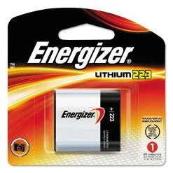 Energizer 223 Lithium Photo Battery, 6 V