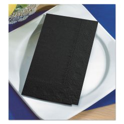 Hoffmaster® Dinner Napkins, 2-Ply, 15 X 17, Black, 1000/Carton -Costway Shop 248341