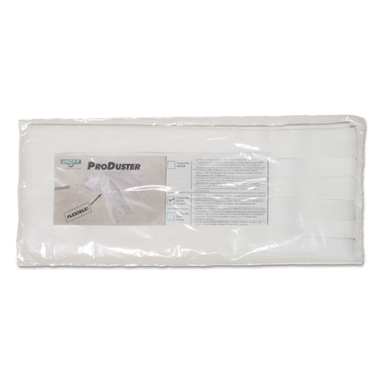 ProDuster Disposable Replacement Sleeves, Polyester, White, 7" x 18", 50/Pack Unger® ProDuster Disposable Replacement Sleeves, Polyester, White, 7" X 18", 50/Pack -Costway Shop 264987