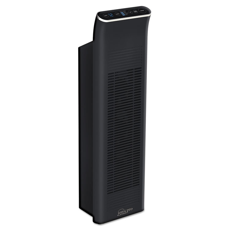 Pro Platinum Air Purifier, 600 sq ft Room Capacity, Black Ionic Pro® Pro Platinum Air Purifier, 600 Sq Ft Room Capacity, Black -Costway Shop 265828
