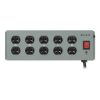 Belkin Metal SurgeMaster Surge Protector, 10 AC Outlets, 15 Ft Cord, 885 J, Dark Gray -Costway Shop 267671