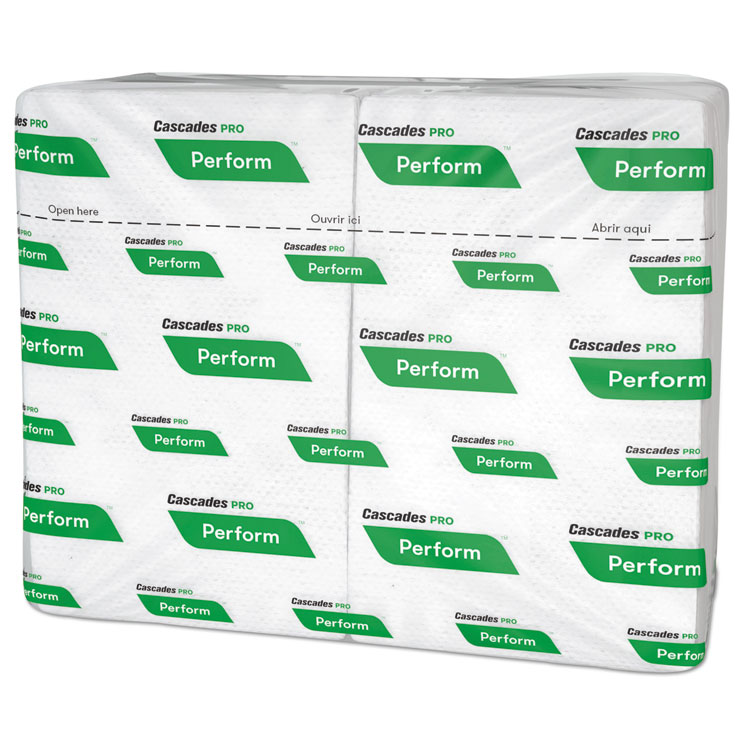 Perform Interfold Napkins, 1-Ply, 6.5 x 4.25, White, 376/Pack, 16 Packs/Carton Cascades PRO Perform Interfold Napkins, 1-Ply, 6.5 X 4.25, White, 376/Pack, 16 Packs/Carton -Costway Shop 282201