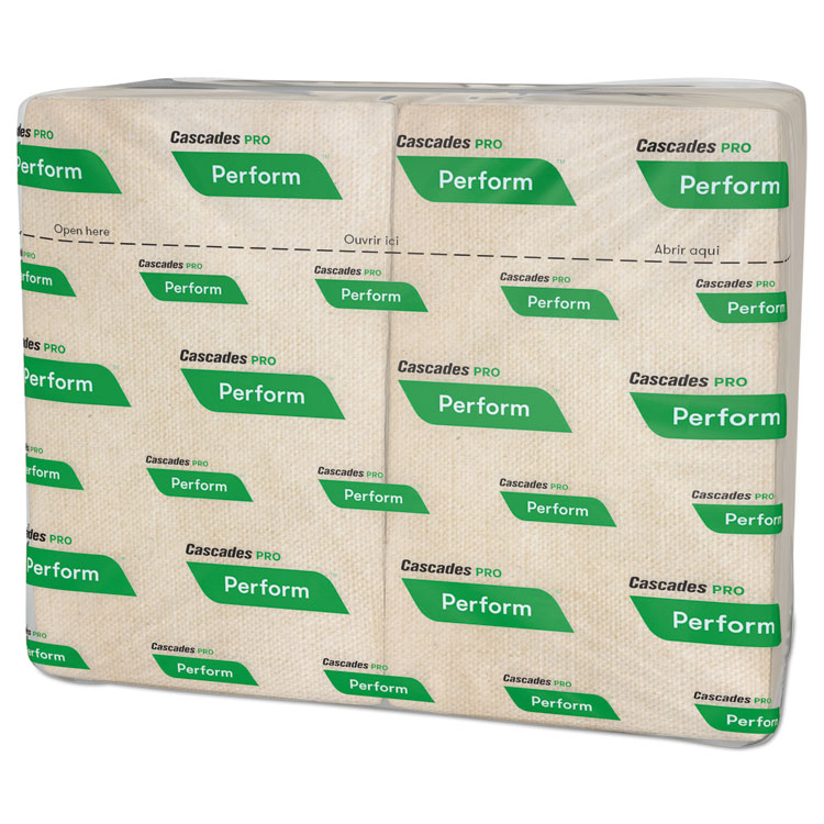 Perform Interfold Napkins, 1-Ply, 6.5 x 4.25, Natural, 376/Pack, 16 Packs/Carton Cascades PRO Perform Interfold Napkins, 1-Ply, 6.5 X 4.25, Natural, 376/Pack, 16 Packs/Carton -Costway Shop 282228