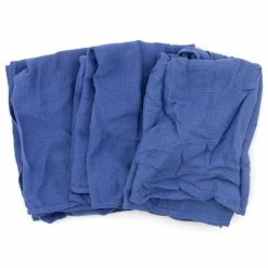 HOSPECO® Reclaimed Surgical Huck Towel, Blue, 25 Towels/Carton