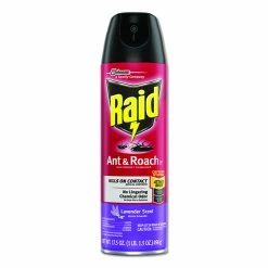 Raid Ant And Roach Killer, 17.5 Oz Aerosol Spray, Lavender, 12/Carton