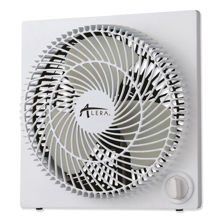 9" 3-Speed Desktop Box Fan, Plastic, White Alera™ 9" 3-Speed Desktop Box Fan, Plastic, White -Costway Shop 623390