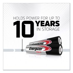 Energizer MAX Alkaline AAA Batteries, 1.5 V, 12/Pack -Costway Shop 630988