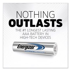 Energizer Ultimate Lithium AAA Batteries, 1.5 V, 4/Pack -Costway Shop 630989