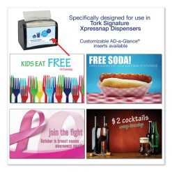 Tork Xpressnap Interfold Dispenser Napkins, 1-Ply, 8.5 X 8.5, White, 500/Pack, 12 Packs/Carton 15 Tork Xpressnap Interfold Dispenser Napkins, 1-Ply, 8.5 X 8.5, White, 500/Pack, 12 Packs/Carton -Costway Shop 631870