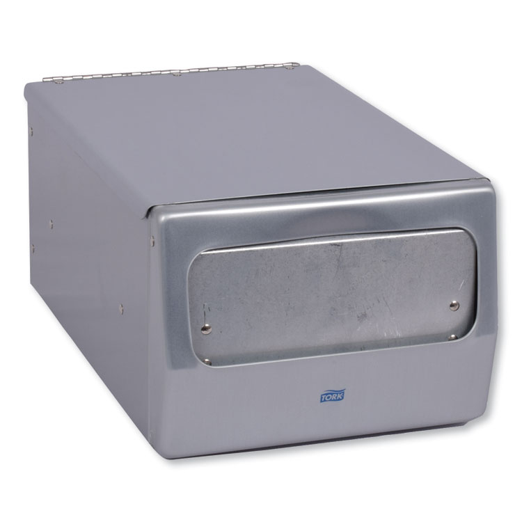 Tork Masterfold Napkin Dispenser, 7.63 X 11.75 X 5.63, Brushed Steel 8 Tork Masterfold Napkin Dispenser, 7.63 X 11.75 X 5.63, Brushed Steel - Image 6