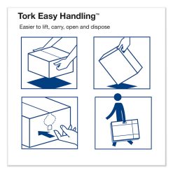 Tork Premium Xpressnap Interfold Dispenser Napkins, 2-Ply,8.5x8.5,White,500/PK,8PK/CT -Costway Shop 632910