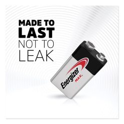 Energizer MAX Alkaline 9V Batteries, 2/Pack -Costway Shop 637382