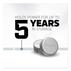 Energizer 357/303 Silver Oxide Button Cell Battery, 1.5 V -Costway Shop 637386