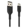 Belkin BOOST CHARGE USB-A To Micro USB ChargeSync Cable, 3.3 Ft, Black -Costway Shop 720660