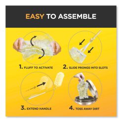 Swiffer Heavy Duty Dusters With Extendable Handle, 14" To 3 Ft Handle, 1 Handle And 3 Dusters/Kit -Costway Shop 721721