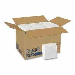 Dixie 1/8-Fold Dinner Napkin, 2-Ply, 16 X 15, White, 3,024/Carton