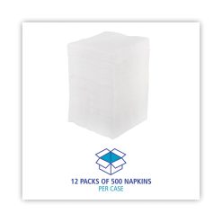 Boardwalk® 1/4-Fold Lunch Napkins, 1-Ply, 12" X 12", White, 6000/Carton -Costway Shop 750713
