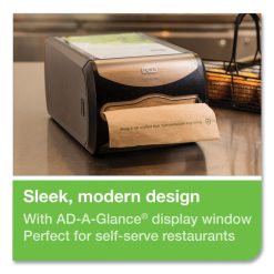 Tork Xpressnap Counter Napkin Dispenser, 7.5 X 12.1 X 5.7, Black -Costway Shop 829400