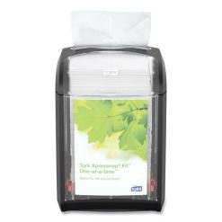 Tork Xpressnap Fit Napkin Dispenser, Tabletop, 4.4 X 5.6 X 6.7, Black