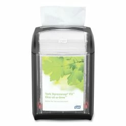 Tork Xpressnap Fit Napkin Dispenser, Tabletop, 4.4 X 5.6 X 6.7, Black
