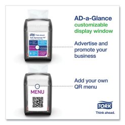 Tork Xpressnap Fit Napkin Dispenser, Tabletop, 4.4 X 5.6 X 6.7, Black -Costway Shop 829406