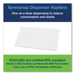 Tork Xpressnap Interfold Dispenser Napkins, 1-Ply, Bag-Pack, 13 X 8.5", White, 6000/Carton 7 Tork Xpressnap Interfold Dispenser Napkins, 1-Ply, Bag-Pack, 13 X 8.5", White, 6000/Carton -Costway Shop 829440