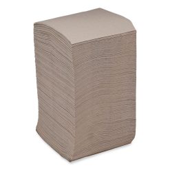 Boardwalk® Beverage Napkins, 1-Ply, 9.5" X 9.5", Kraft, 500/Pack, 8 Packs/Carton