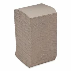 Boardwalk® Beverage Napkins, 1-Ply, 9.5" X 9.5", Kraft, 500/Pack, 8 Packs/Carton