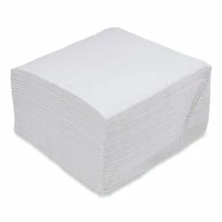 Boardwalk® Dinner Napkin, 1-Ply, 17 X 17, White, 250/Pack, 12 Packs/Carton