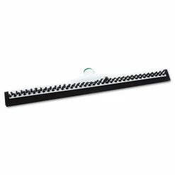 Unger® Sanitary Brush With Squeegee, Black Polypropylene Bristles, 22" Brush