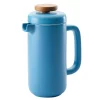 Coffee Makers BonJour Ceramic Coffee And Tea 8-Demitasse-Cup Aqua Ceramic French Press 1 Coffee Makers BonJour Ceramic Coffee And Tea 8-Demitasse-Cup Aqua Ceramic French Press -Costway Shop aqua bonjour french presses 47468 64 1000