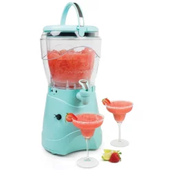 Dessert Makers Nostalgia 128 Oz. Aqua Margarita Maker -Costway Shop aqua nostalgia snow cone machines msb1aq c3 1000