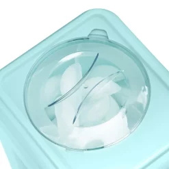 Dessert Makers Nostalgia 30 W Aqua Blue Snow Cone Maker With Retro Design -Costway Shop aqua nostalgia specialty dessert makers clsc1aq 44 1000