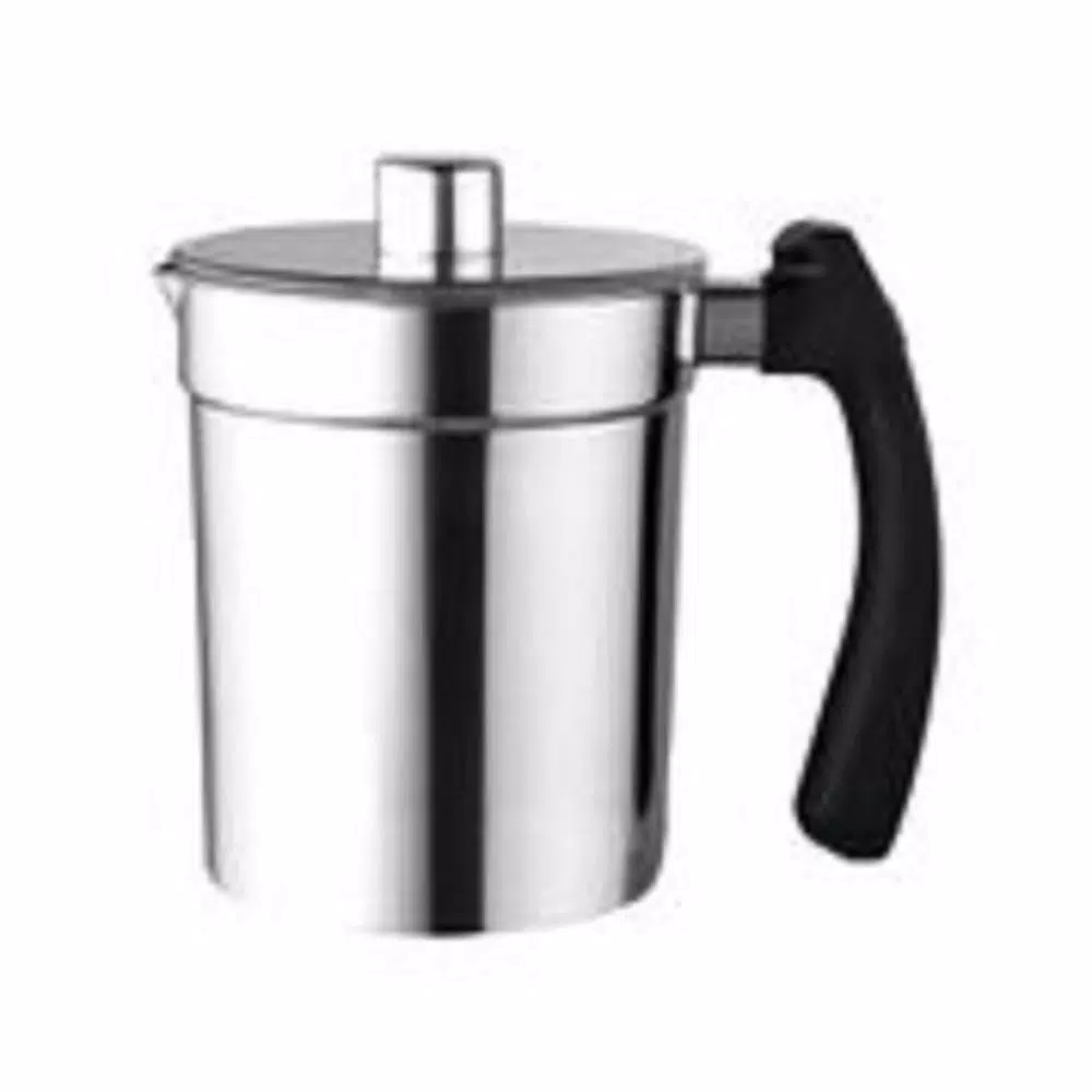 KALORIK 13.5 oz. Black Stainless Steel Electric Milk Frother Coffee Makers KALORIK 13.5 Oz. Black Stainless Steel Electric Milk Frother -Costway Shop black and stainless steel milk frothers mfh 43974 bk 1f 1000