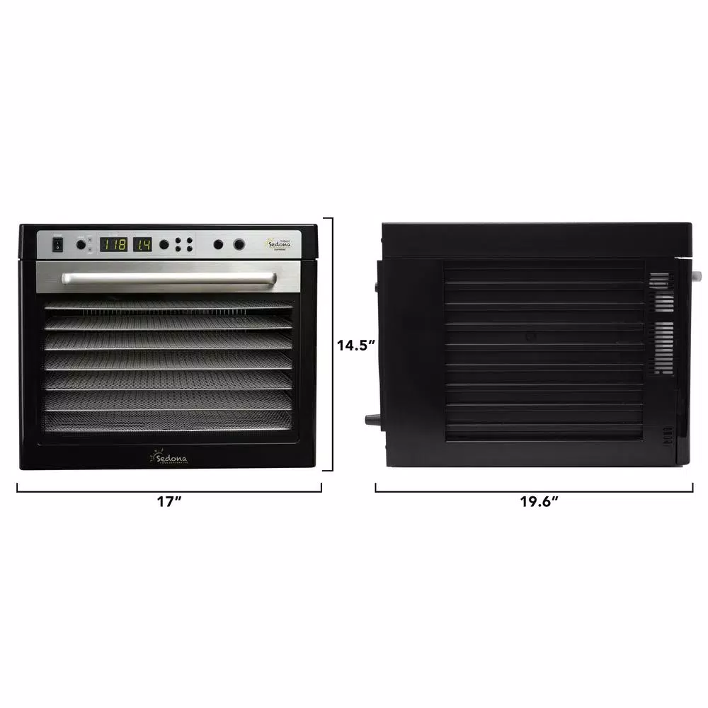 Tribest Sedona Supreme Food Dehydrator Food Processing Tribest Sedona Supreme Food Dehydrator -Costway Shop black and stainless steel tribest dehydrators sdc s101 b 76 1000