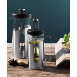 Coffee Makers BergHOFF Essentials 2 Cup .37 Qt. Stainless Steel Coffee And Tea French Press -Costway Shop black berghoff french presses 1107128 31 1000