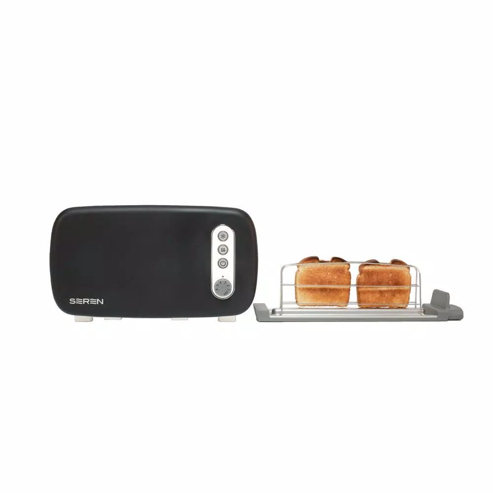 BergHOFF Seren 2-Slice Black Long Slot Toaster Toasters BergHOFF Seren 2-Slice Black Long Slot Toaster -Costway Shop black berghoff pop up toasters 2212317 4f 1000