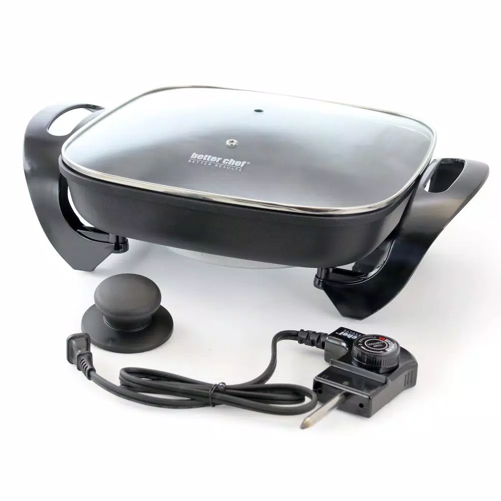 Electric Skillets & Indoor Grills Better Chef 11.5 In. Black Non-Stick Electric Skillet Grill 6 Electric Skillets & Indoor Grills Better Chef 11.5 In. Black Non-Stick Electric Skillet Grill - Image 4