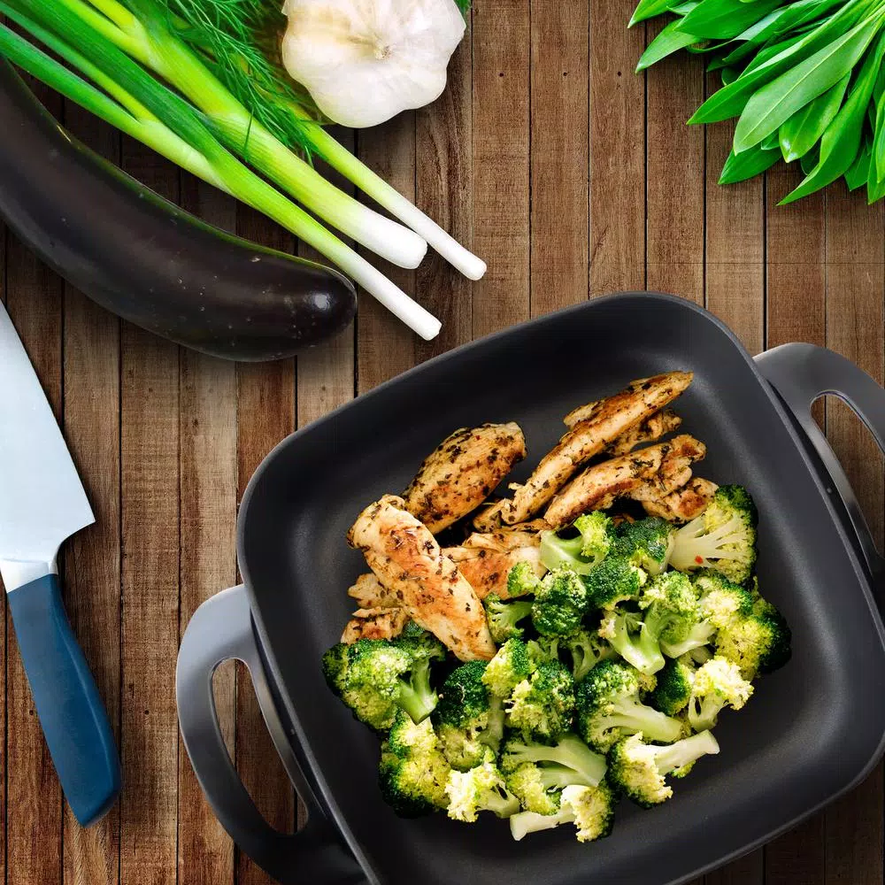 Electric Skillets & Indoor Grills Better Chef 11.5 In. Black Non-Stick Electric Skillet Grill 5 Electric Skillets & Indoor Grills Better Chef 11.5 In. Black Non-Stick Electric Skillet Grill - Image 3