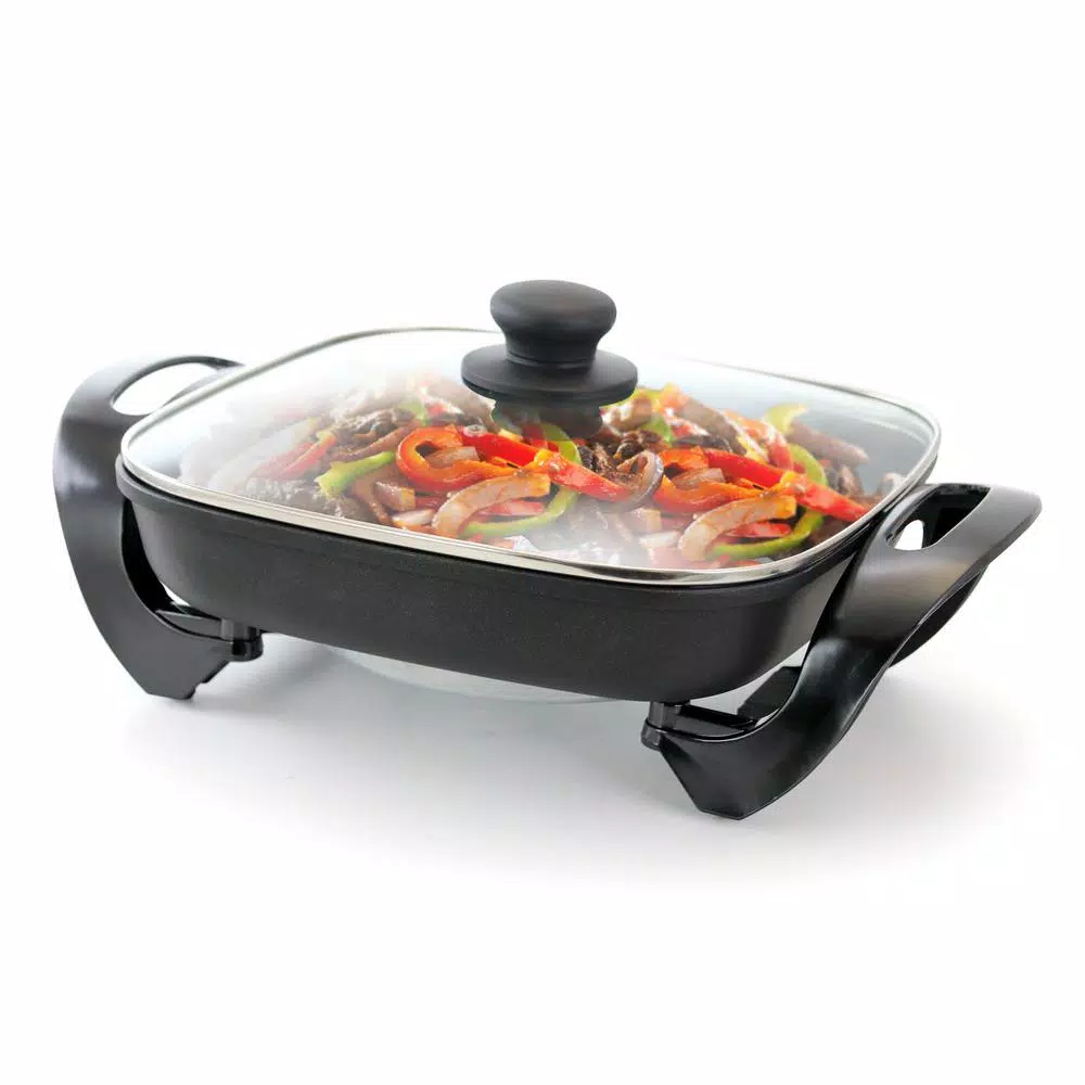 Electric Skillets & Indoor Grills Better Chef 11.5 In. Black Non-Stick Electric Skillet Grill 3 Electric Skillets & Indoor Grills Better Chef 11.5 In. Black Non-Stick Electric Skillet Grill